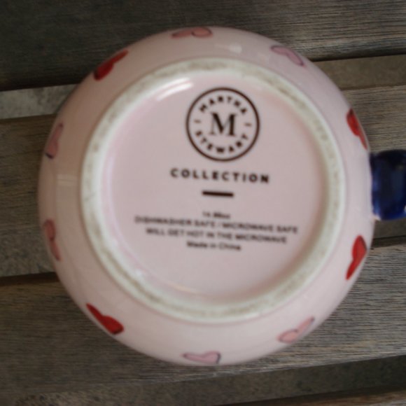 MARTHA STEWART COLLECTION HEART MUG - Picture 5 of 5